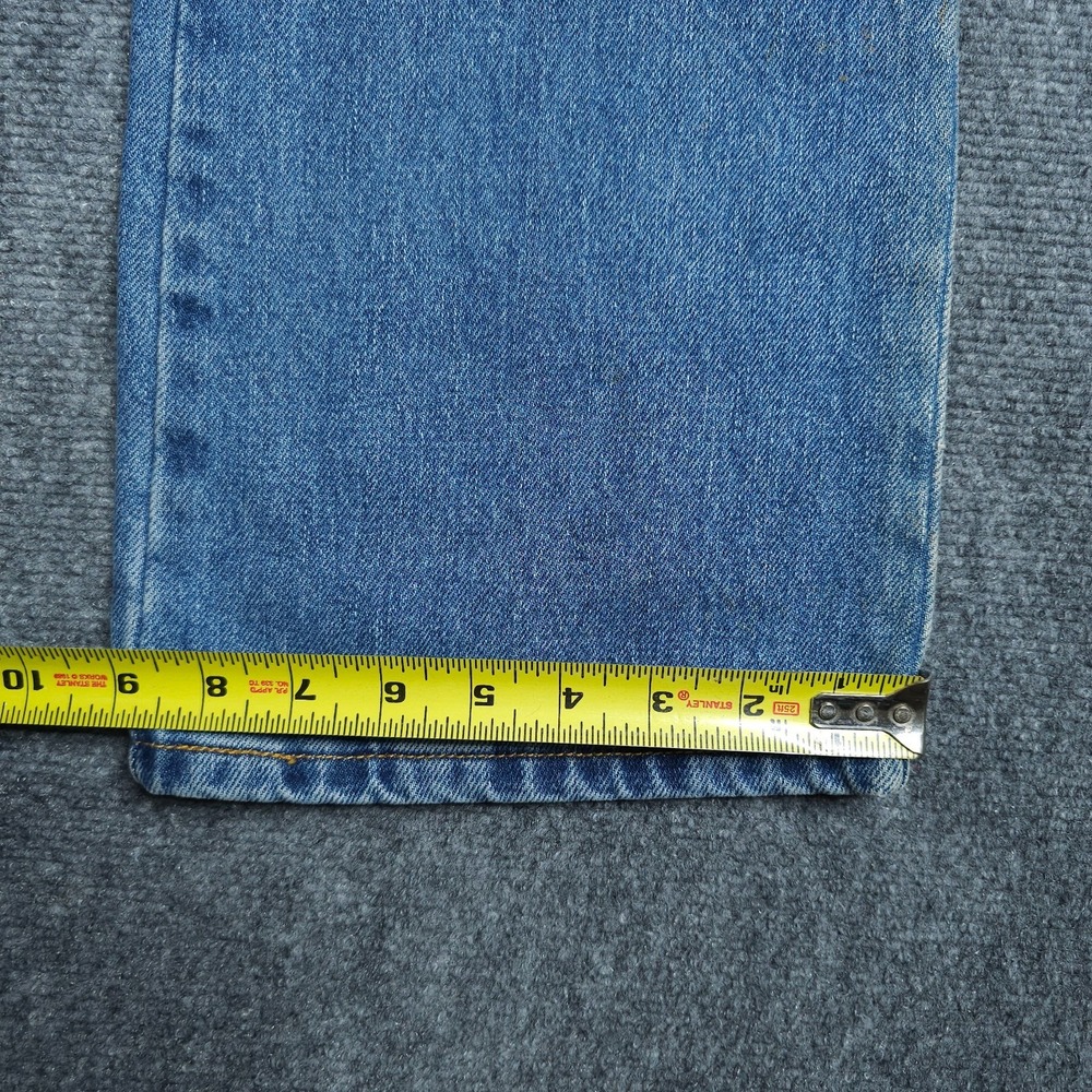 Levi's 517 Boot Cut Jeans Mens 33x32 Medium Wash Workwear Western Distressed Y2K - Picture 13 of 14